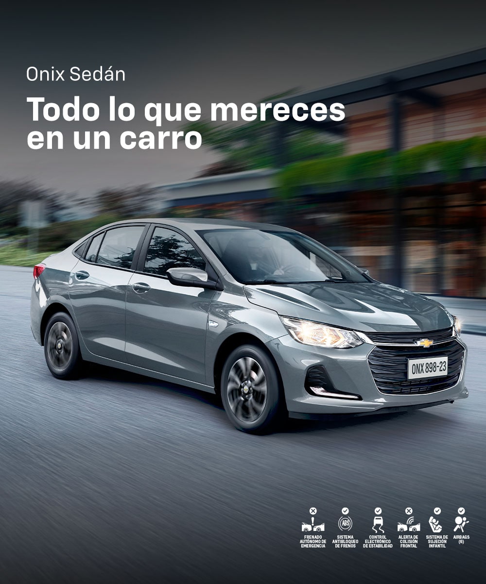 Conoce el Onix Turbo Sedán