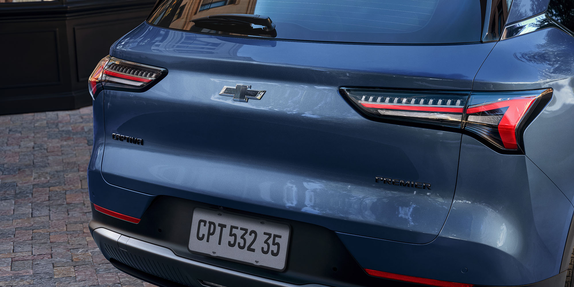 Vista trasera de la Chevrolet Captiva Híbrida Premier